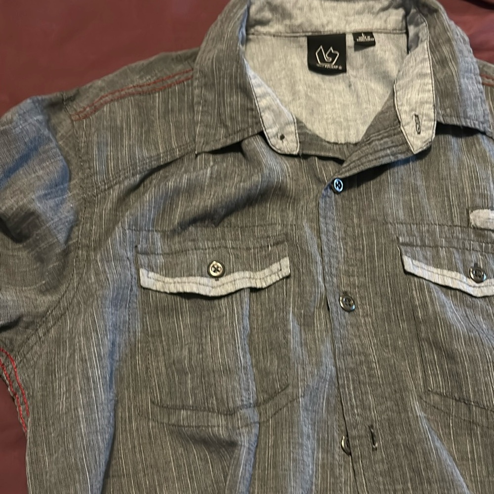 men’s short sleeve button up
